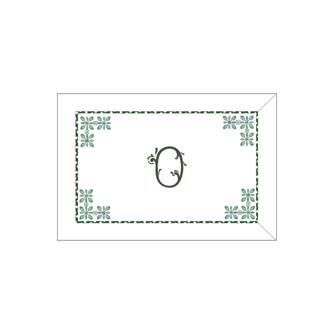 Seferî Flower Garden Boudoir Sham - Green