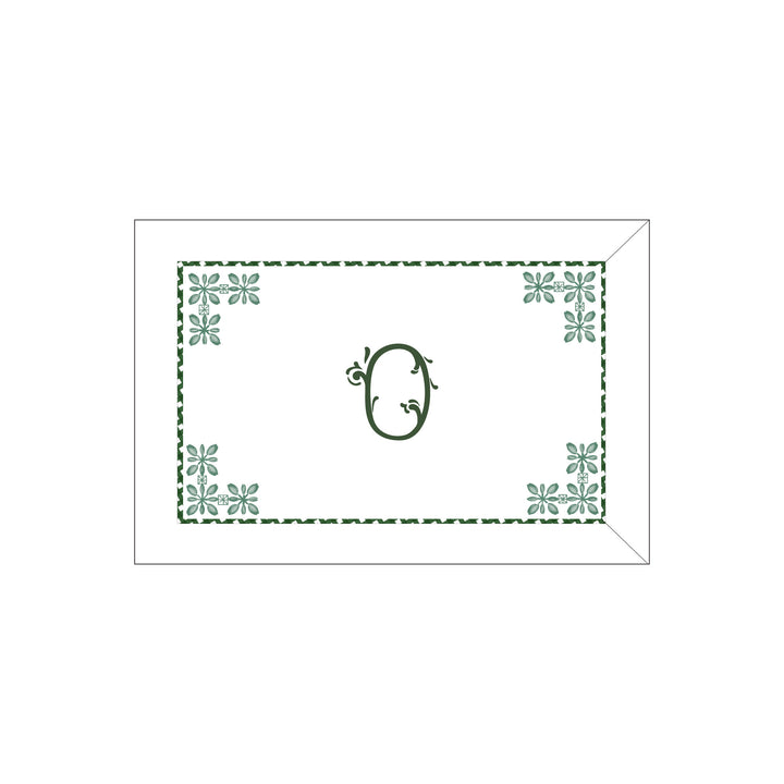 Seferî Flower Garden Boudoir Sham - Green