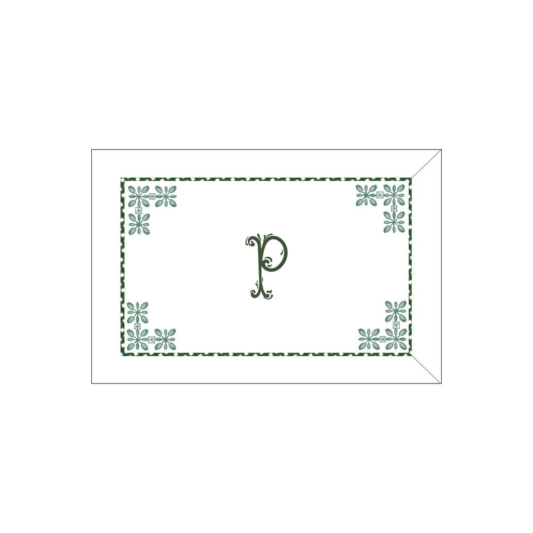 Seferî Flower Garden Boudoir Sham - Green