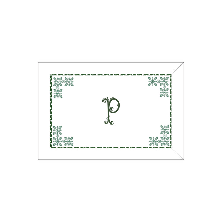 Seferî Flower Garden Boudoir Sham - Green