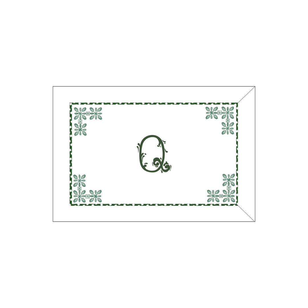 Seferî Flower Garden Boudoir Sham - Green