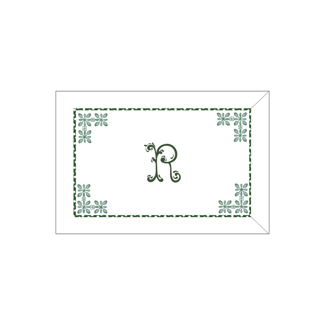 Seferî Flower Garden Boudoir Sham - Green