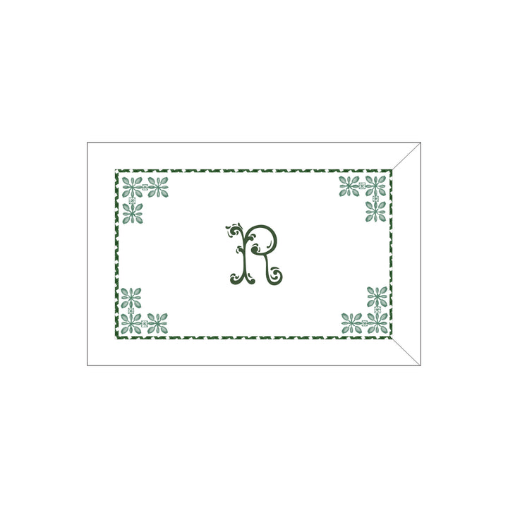 Seferî Flower Garden Boudoir Sham - Green