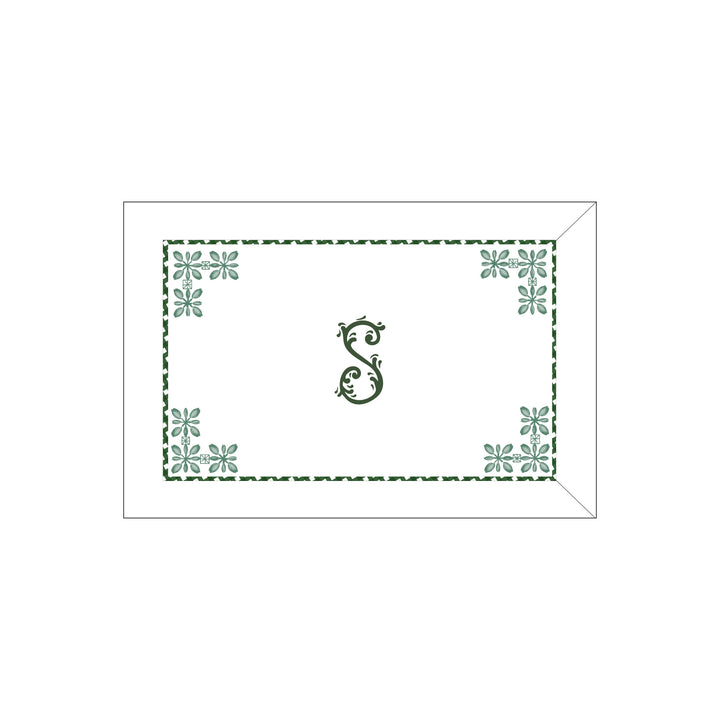 Seferî Flower Garden Boudoir Sham - Green