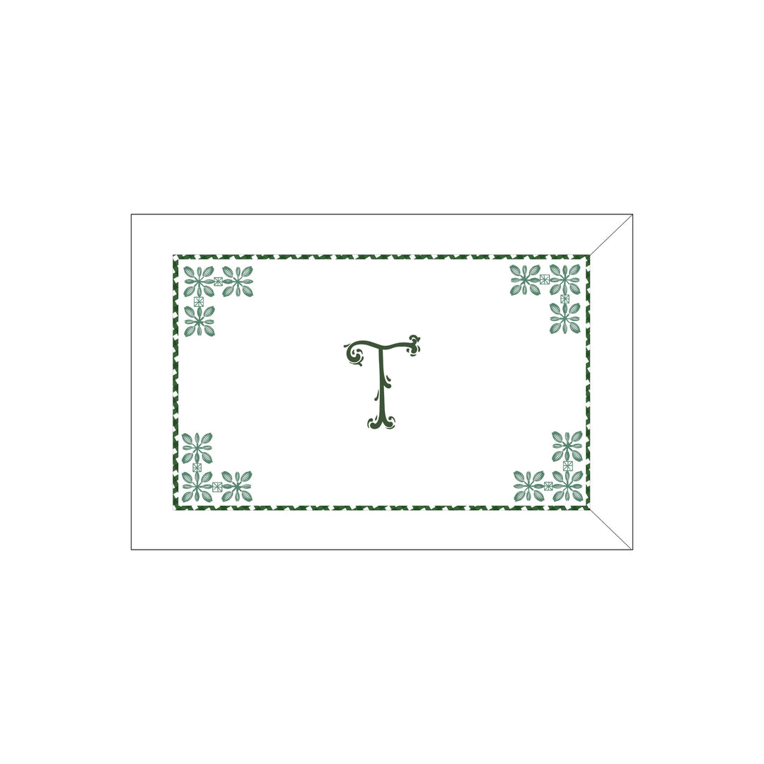 Seferî Flower Garden Boudoir Sham - Green
