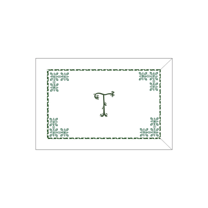 Seferî Flower Garden Boudoir Sham - Green