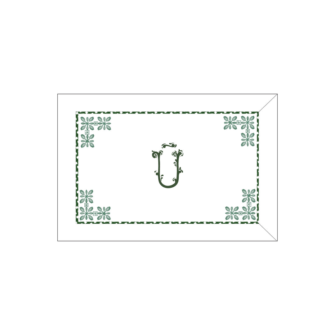 Seferî Flower Garden Boudoir Sham - Green