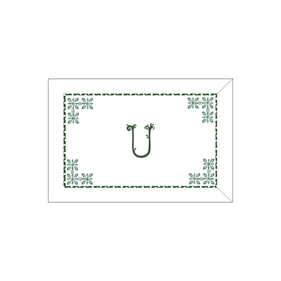 Seferî Flower Garden Boudoir Sham - Green