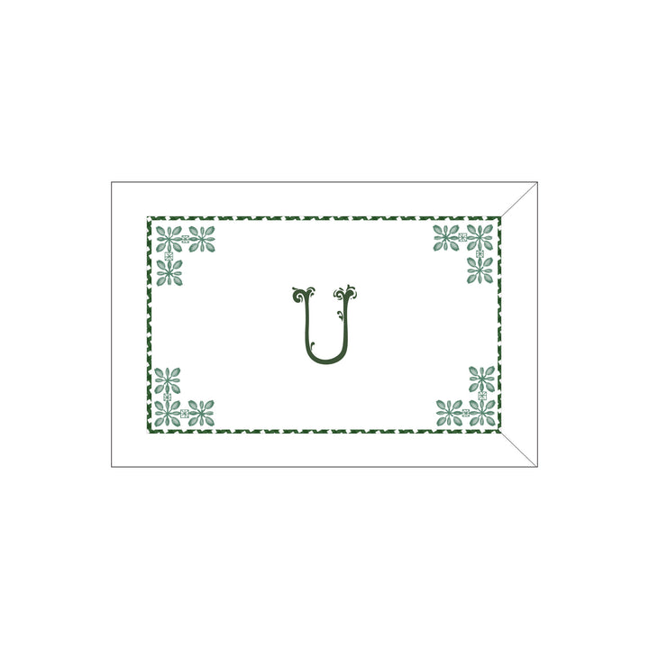 Seferî Flower Garden Boudoir Sham - Green