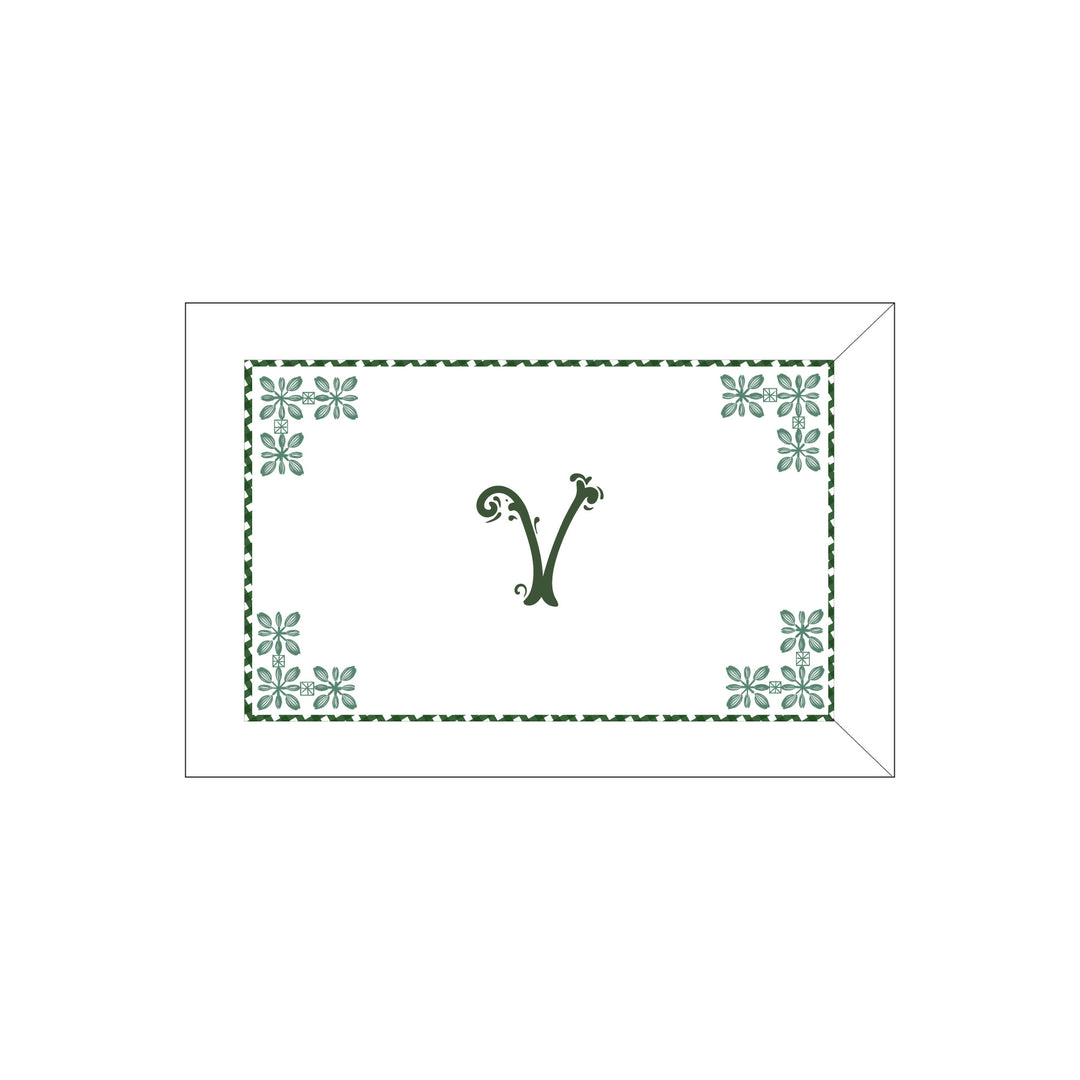 Seferî Flower Garden Boudoir Sham - Green