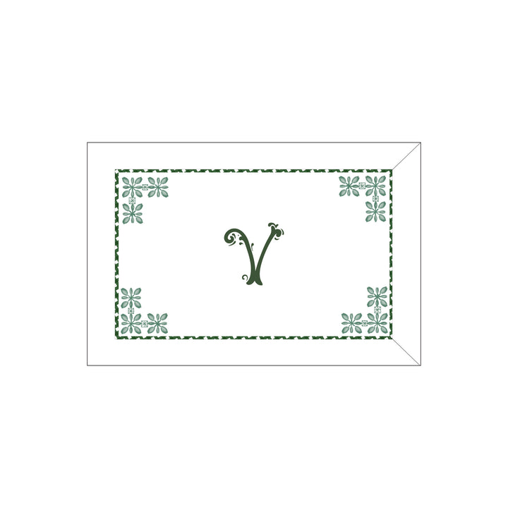 Seferî Flower Garden Boudoir Sham - Green