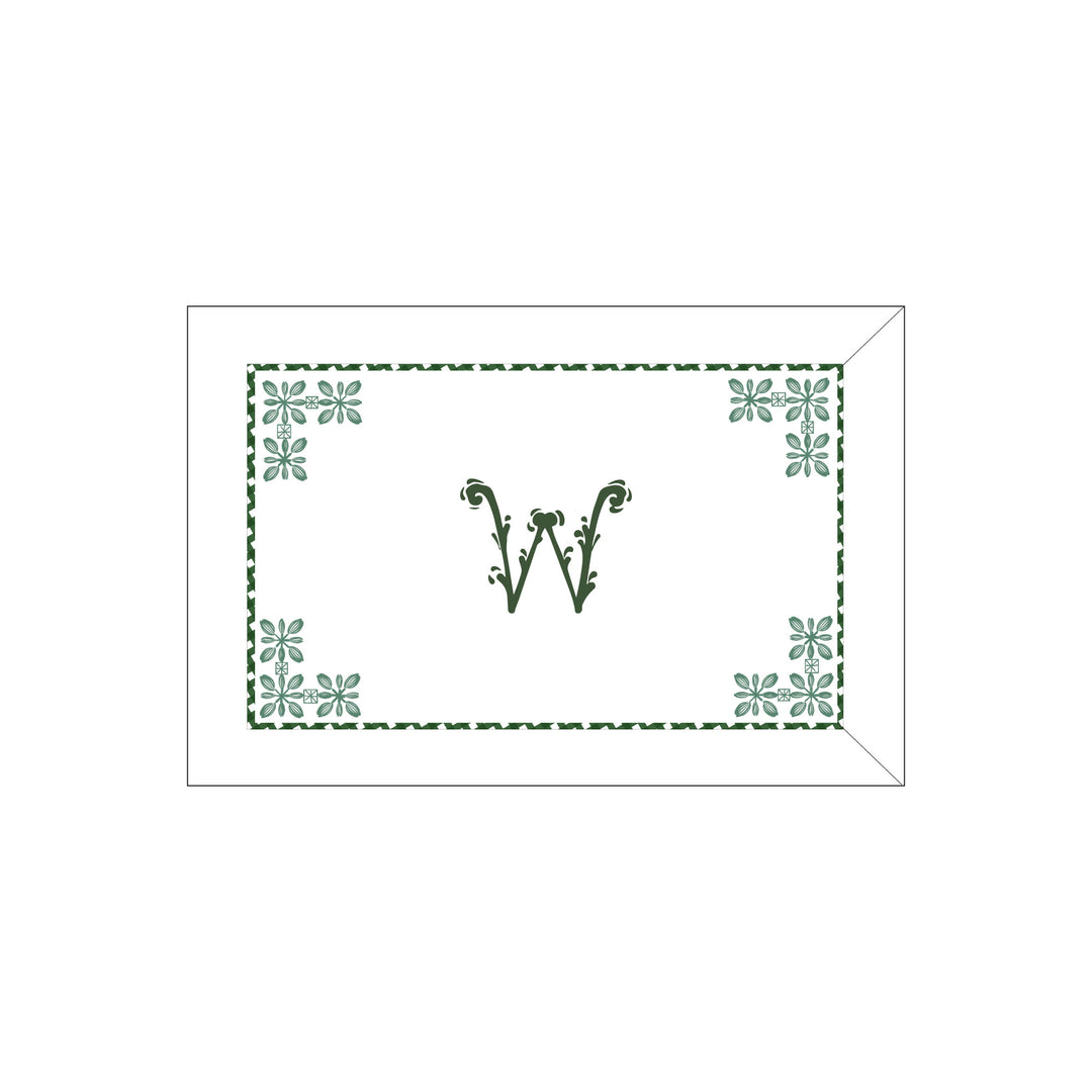 Seferî Flower Garden Boudoir Sham - Green