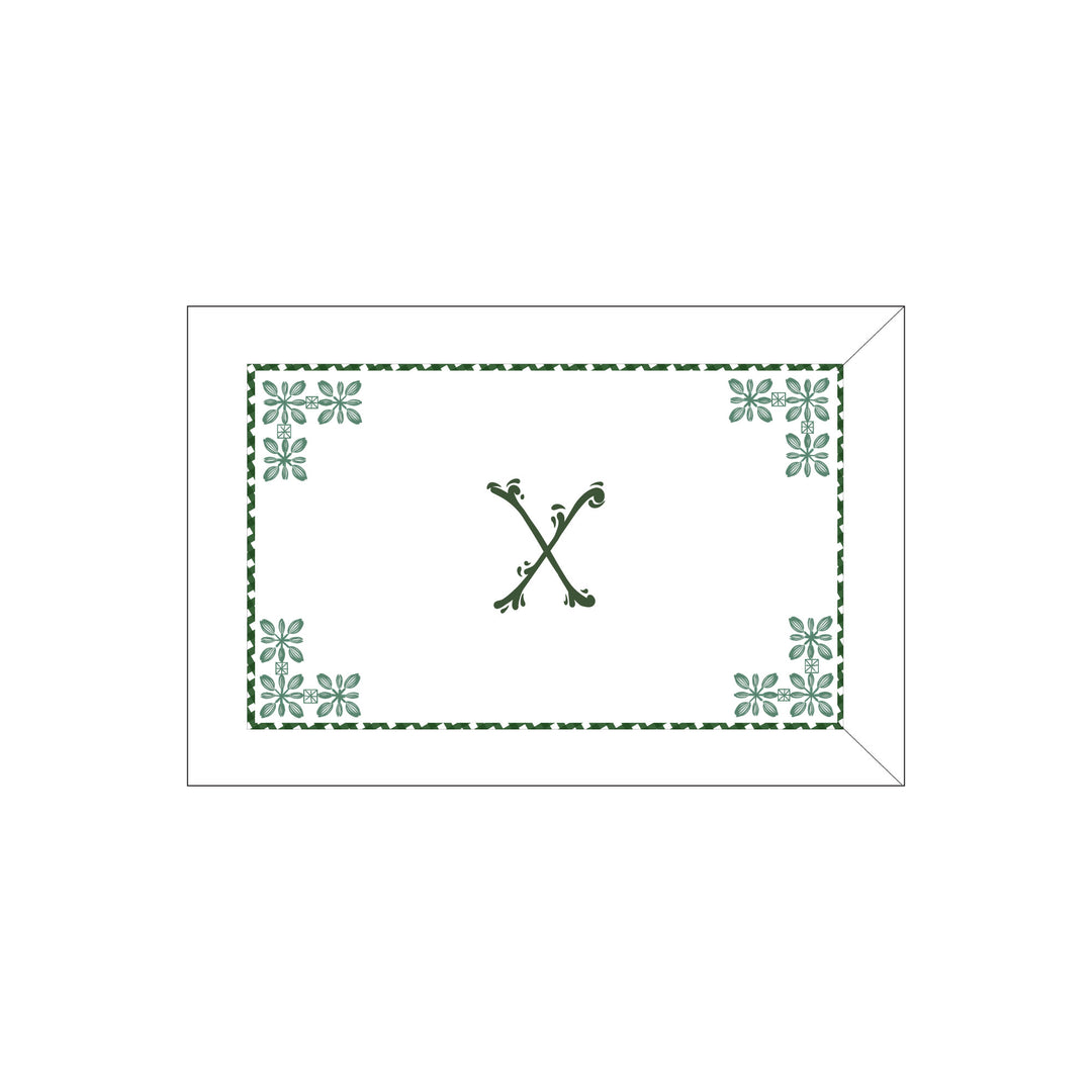 Seferî Flower Garden Boudoir Sham - Green