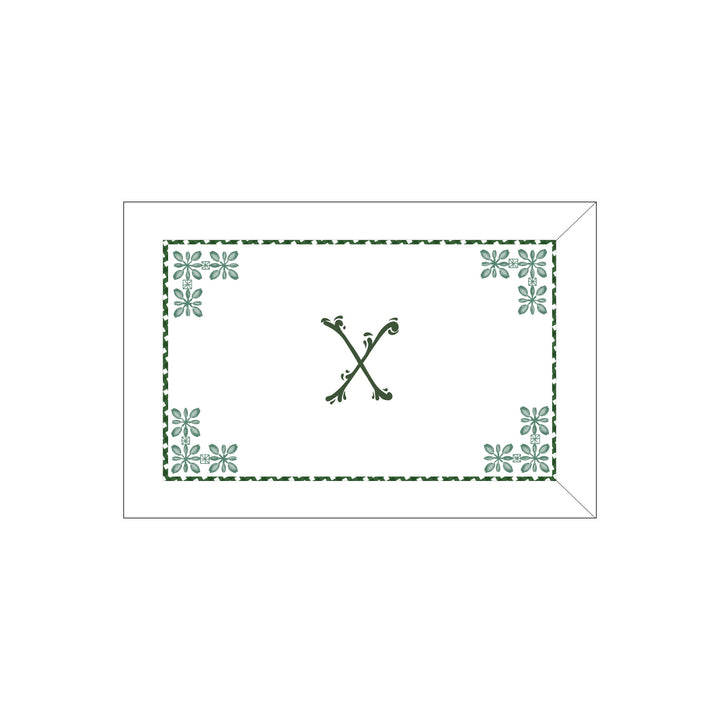 Seferî Flower Garden Boudoir Sham - Green