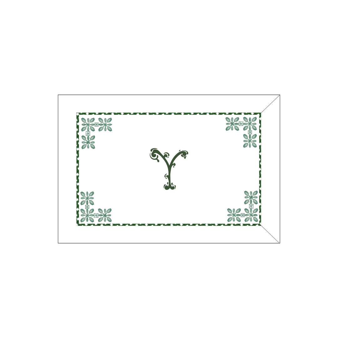 Seferî Flower Garden Boudoir Sham - Green