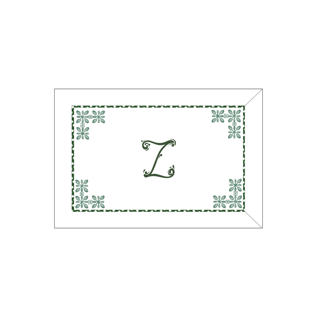 Seferî Flower Garden Boudoir Sham - Green
