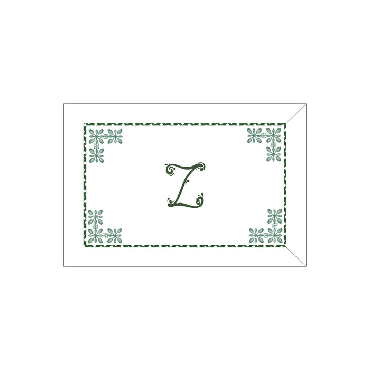 Seferî Flower Garden Boudoir Sham - Green