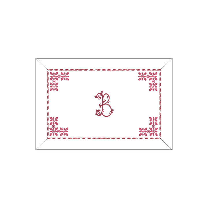 Seferî Flower Garden Boudoir Sham - Pink