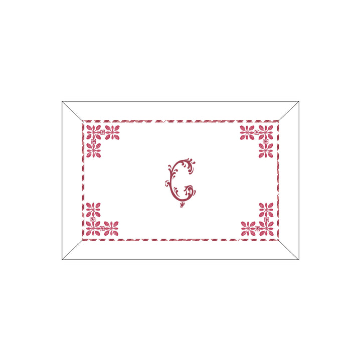 Seferî Flower Garden Boudoir Sham - Pink