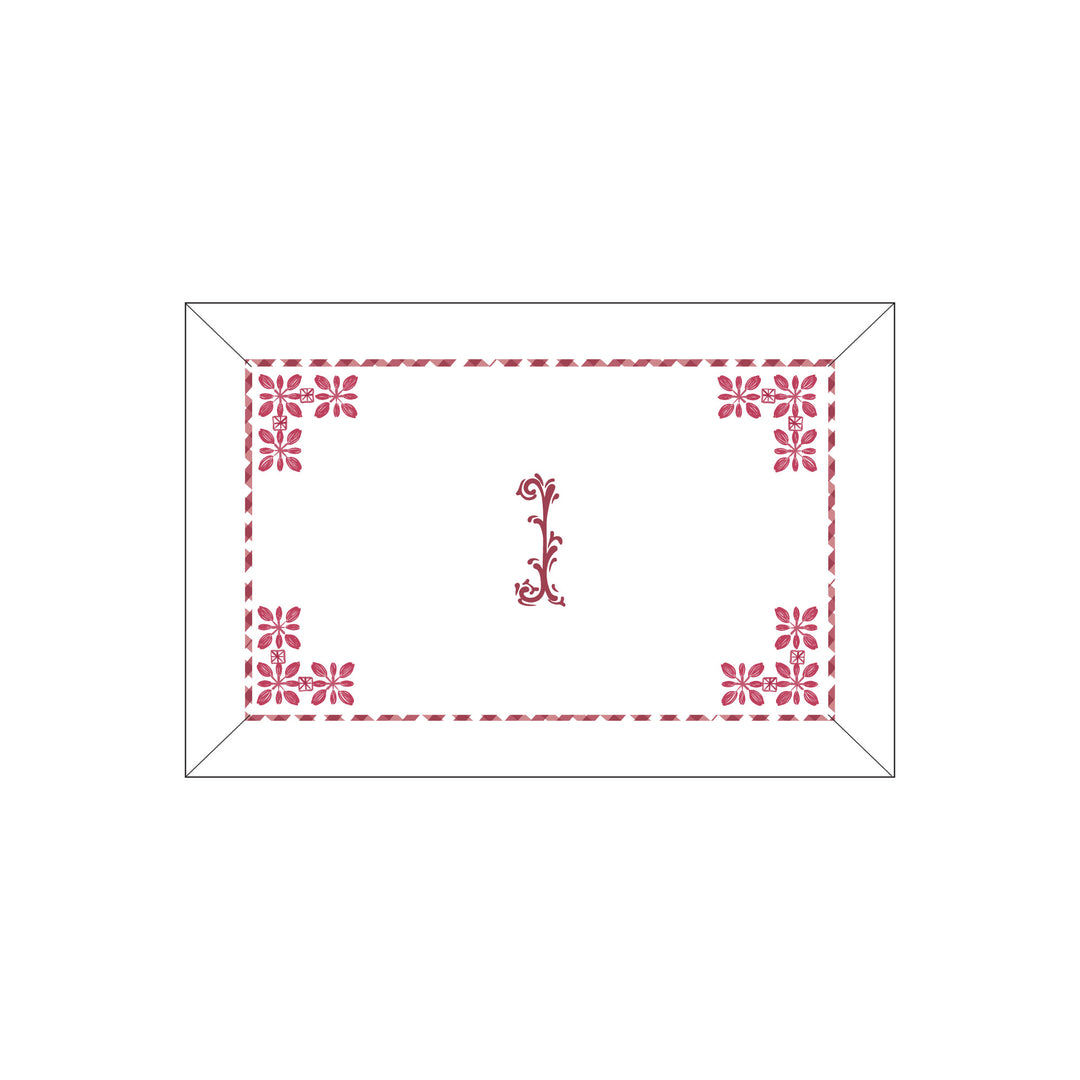 Seferî Flower Garden Boudoir Sham - Pink