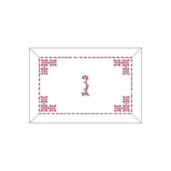 Seferî Flower Garden Boudoir Sham - Pink