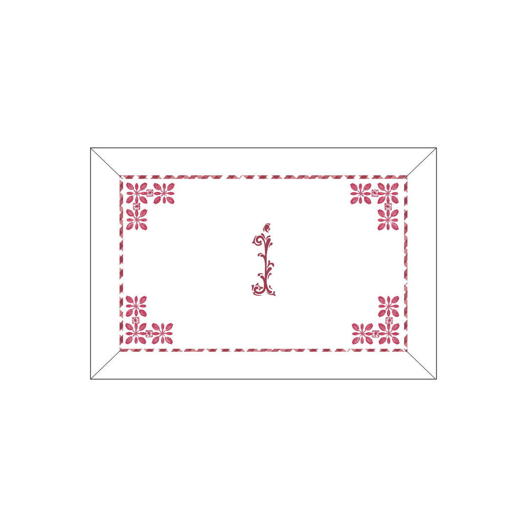 Seferî Flower Garden Boudoir Sham - Pink