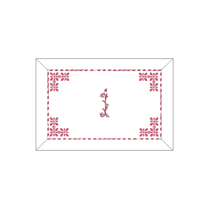 Seferî Flower Garden Boudoir Sham - Pink