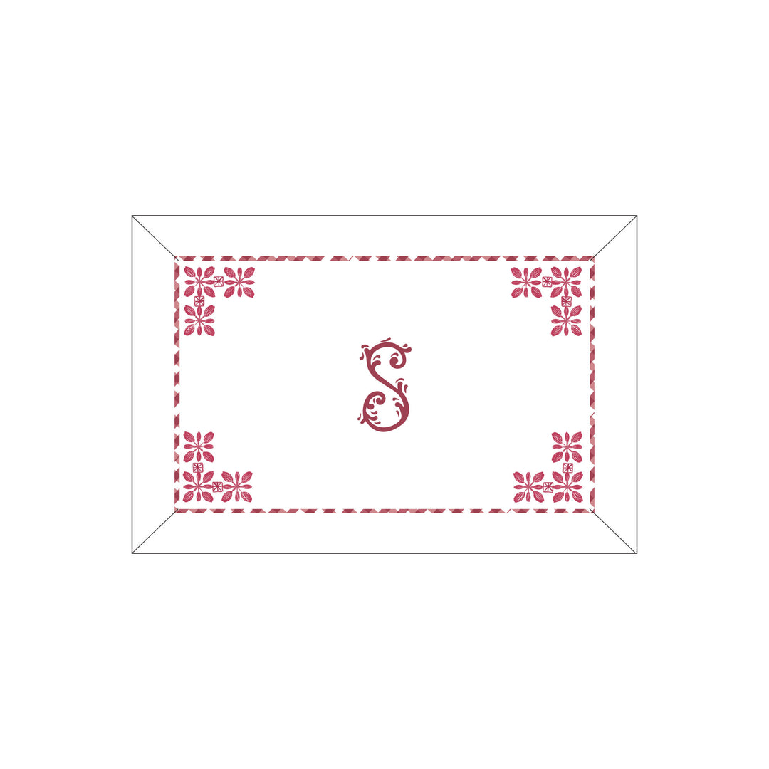 Seferî Flower Garden Boudoir Sham - Pink