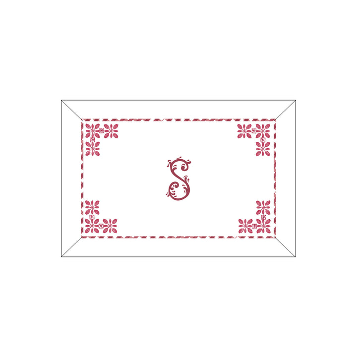 Seferî Flower Garden Boudoir Sham - Pink