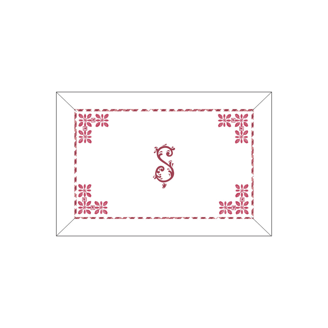 Seferî Flower Garden Boudoir Sham - Pink