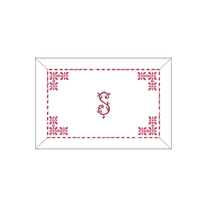 Seferî Flower Garden Boudoir Sham - Pink