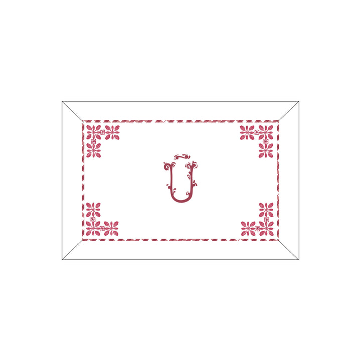Seferî Flower Garden Boudoir Sham - Pink