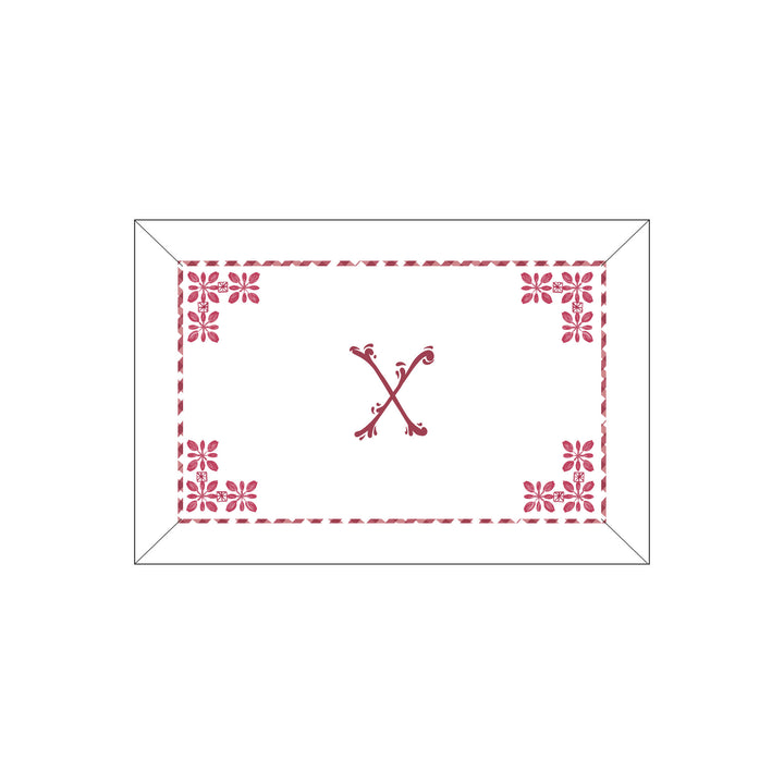 Seferî Flower Garden Boudoir Sham - Pink