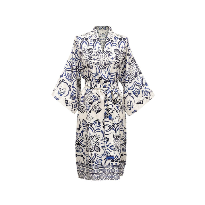 Bergamot Uzun Kimono - Lacivert