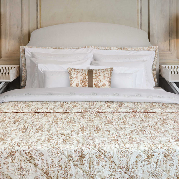 Everbound Quilted Bed Cover - Beige