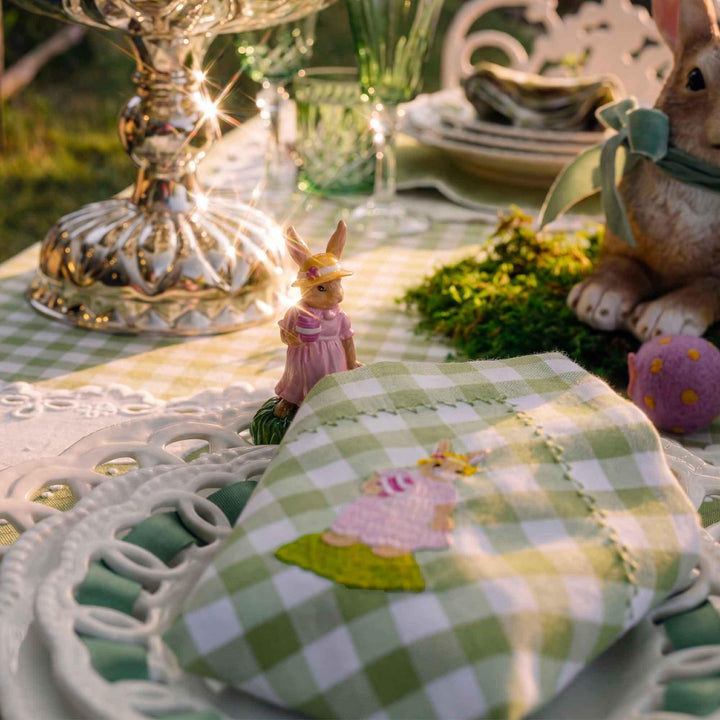 Seferî Storyteller Tabak Süsü - Bunny Family - 4'lü Set