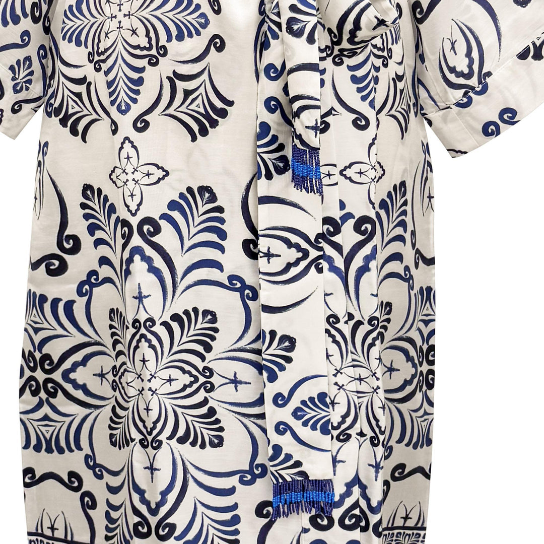 Bergamot Uzun Kimono - Lacivert