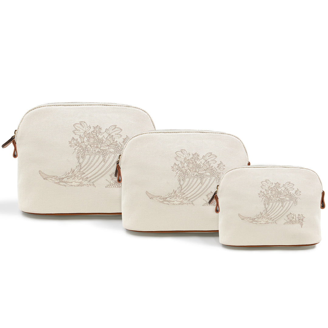 Cornucopia Make-up Bag Cream/Beige