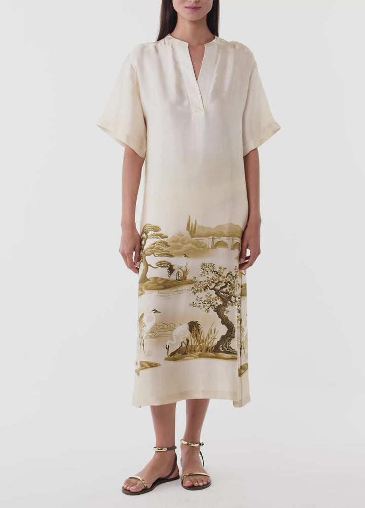 Mirage Uzun Kaftan - Yeşil